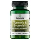 Swanson Kurkuma &amp; Bromelaïne, kurkuma en bromelaïne, 60 capsules