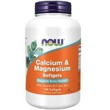 Now Foods, Calcium and Magnesium, 120 Softgels