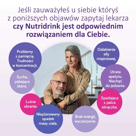 Nutridrink, suplemento nutricional, sabor fresa, 4 x 125 ml