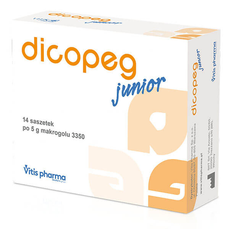 Buy Dicopeg Junior, from 6 months, 5 gx 14 sachets Dicopeg Junior, from 6 months, 5 gx 14 sachets