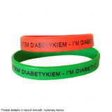 El-Comp, silicone strip, I'm diabetic, 1 pc