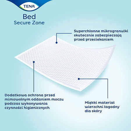 Tena Bed, almohadillas absorbentes OTC Edition, Plus, 60 cm x 60 cm, 5 piezas