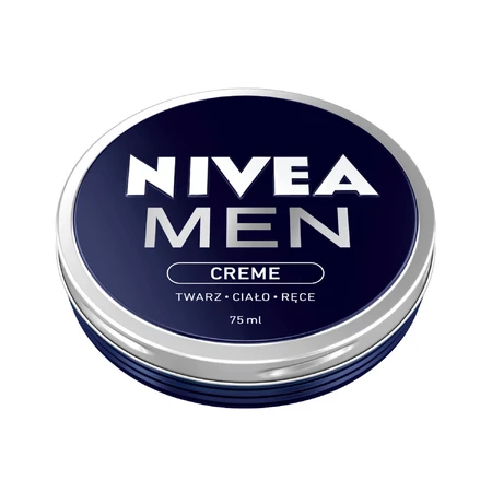 Nivea Men Creme, crème pour le visage, le corps et les mains pour hommes, 75 ml