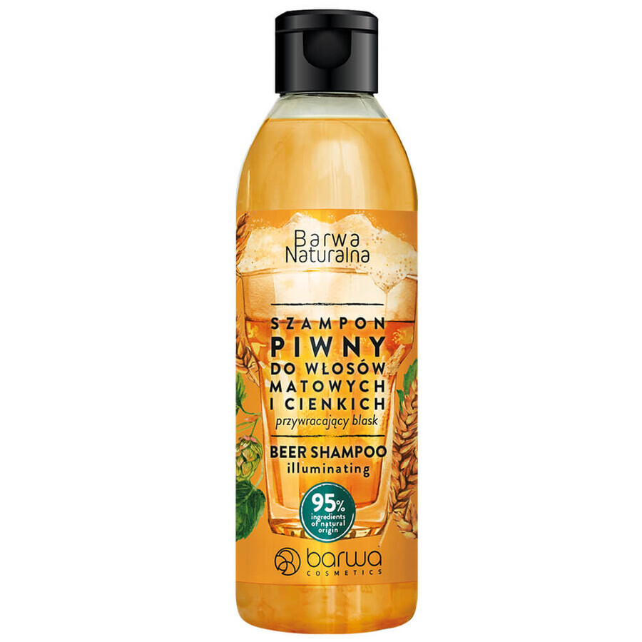 Winkel op Barwa Natuurlijk Bier, shampoo om glans te herstellen 300 ml Barwa Natuurlijk Bier, shampoo om glans te herstellen 300 ml