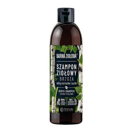 Barwa Herbal Birch, shampooing aux herbes pour cheveux normaux et secs, 250 ml