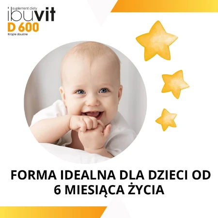 Ibuvit D 600, vitamine D voor zuigelingen en kinderen, orale druppels, 10 ml