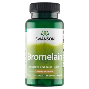 Swanson Bromelaïne 500 mg, bromelaïne, 60 plantaardige capsules