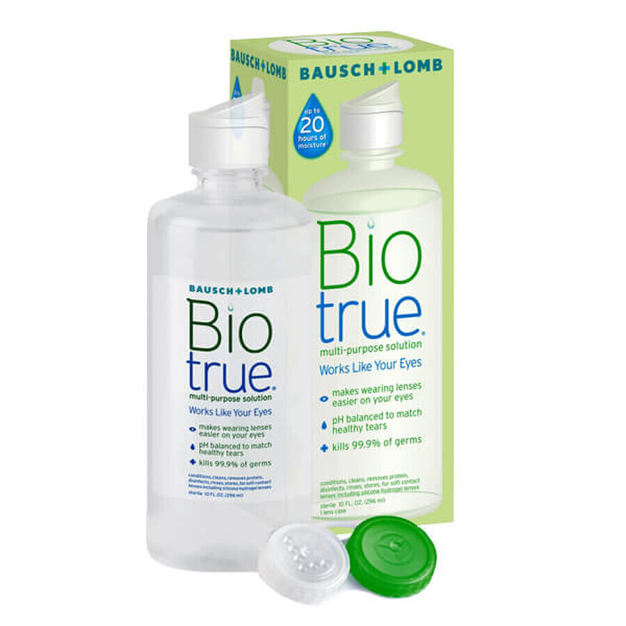 Cumpără Biotrue, soluție pentru îngrijirea lentilelor de contact, 300 ml Biotrue, soluție pentru îngrijirea lentilelor de contact, 300 ml