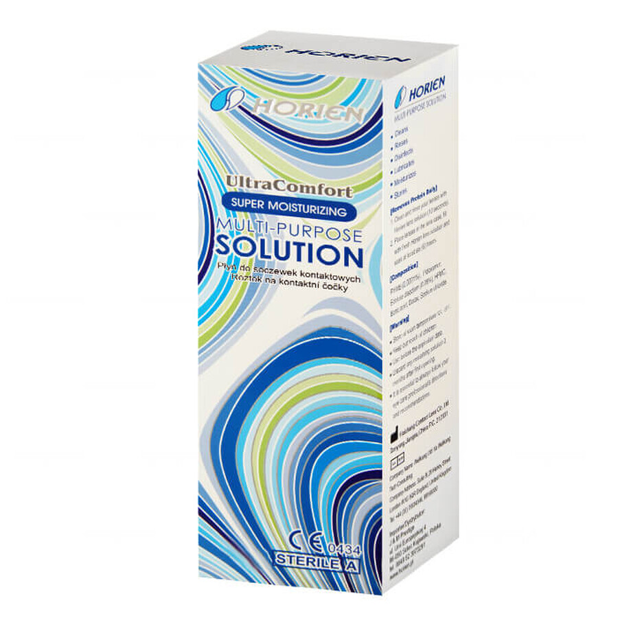Cumpără Horien Multi-Purpose Solution, soluție pentru lentile, Ultra Comfort, 500 ml Horien Multi-Purpose Solution, soluție pentru lentile, Ultra Comfort, 500 ml