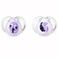 Tommee Tippee, t&#233;tine en silicone, orthodontique NUIT, de 0 &#224; 6 mois, 2 pi&#232;ces