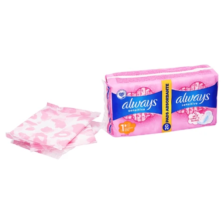 Always Sensitive maandverband met vleugels, Ultra Normal Plus, 2 x 10 stuks