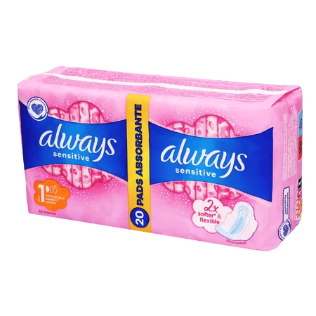Always Sensitive maandverband met vleugels, Ultra Normal Plus, 2 x 10 stuks