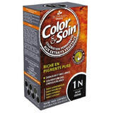 Color&amp;Soin, hair dye, 1N, ebony black, 135 ml
