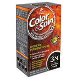 Color&amp;Soin, hair dye, 3N, dark chestnut, 135 ml