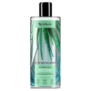 Vis Plantis Herbal Vital Care, Micellar Lotion für Gesicht und Augen, Aloe Vera und Hyaluronsäure, 500 ml