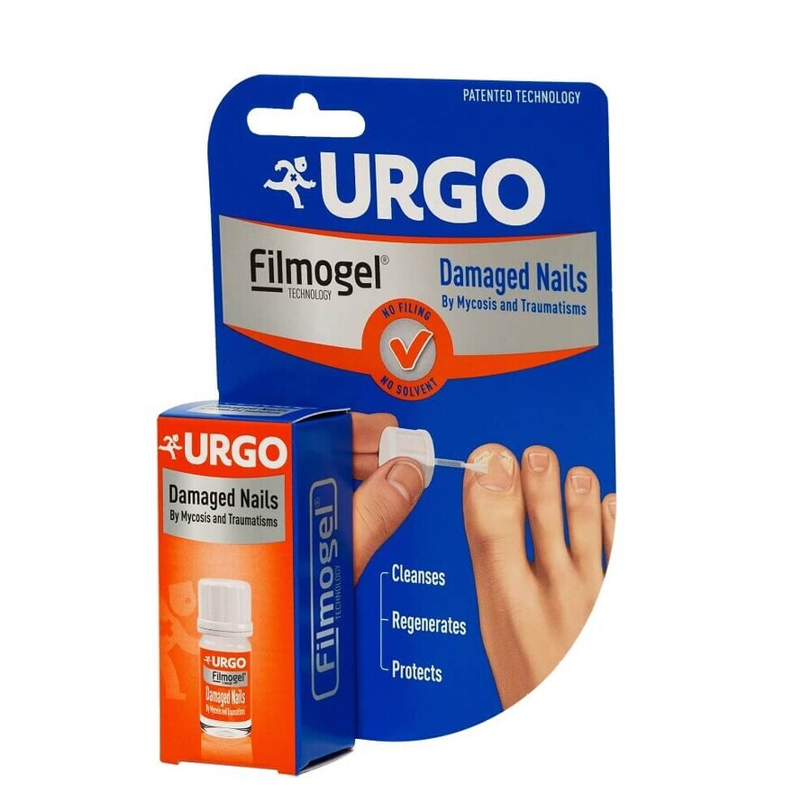 Buy Gel for damaged nails Filmogel, 3.3 ml, Urgo Gel for damaged nails Filmogel, 3.3 ml, Urgo