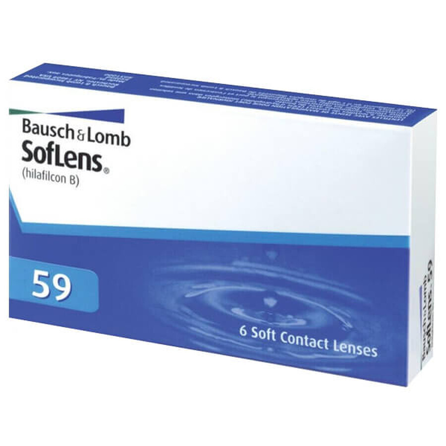 Buy Contact lenses SofLens 59, 30 days, -3.25, BC 8.6, 6 pcs. Contact lenses SofLens 59, 30 days, -3.25, BC 8.6, 6 pcs.