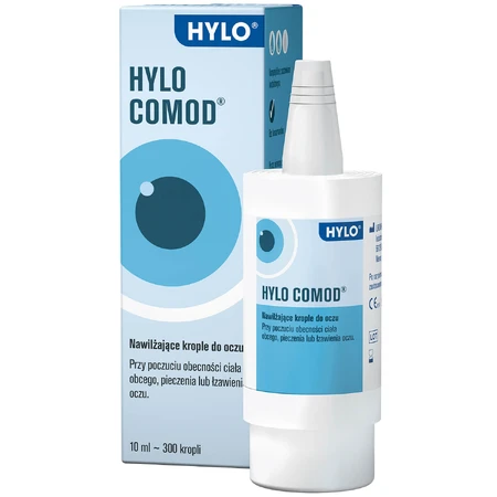 Hylo Comod, moisturizing eye drops, without preservatives, 10 ml