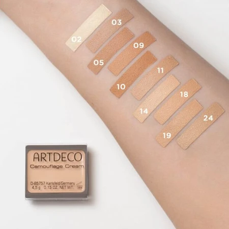 Artdeco, Abdeckstift, Camouflage in Kompaktform, Nr. 1, neutralisierendes Grün, 4,5 g