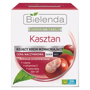 Bielenda Chestnut, beruhigende, stärkende Tages- und Nachtcreme, vaskuläre Haut, 50 ml