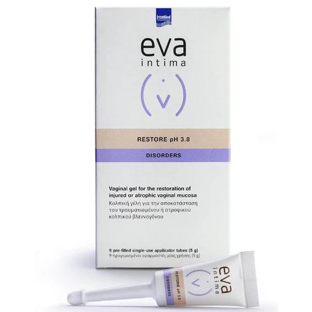 Eva Intima Restore pH 3.8 vaginale gel, 9 applicatoren, Intermed