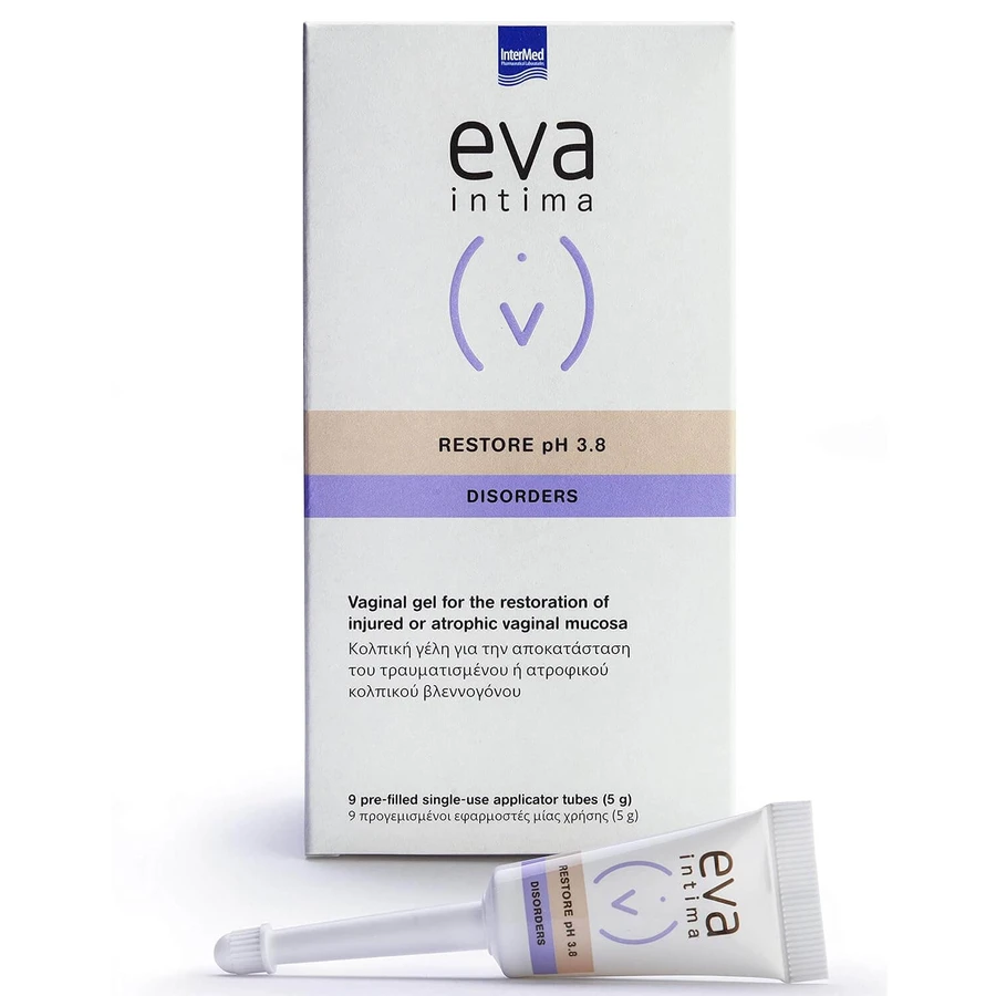 Eva Intima Restore pH 3.8 vaginale gel, 9 applicatoren, Intermed