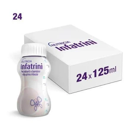 Infatrini, nutritionele voeding voor zuigelingen vanaf de geboorte en kinderen, 24 x 125 ml