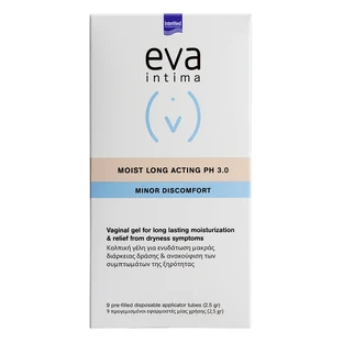 Eva Intima Moist Langwerkende Vulvovaginale Hydraterende Gel pH 3.0, 9 vaginale applicators, Intermed