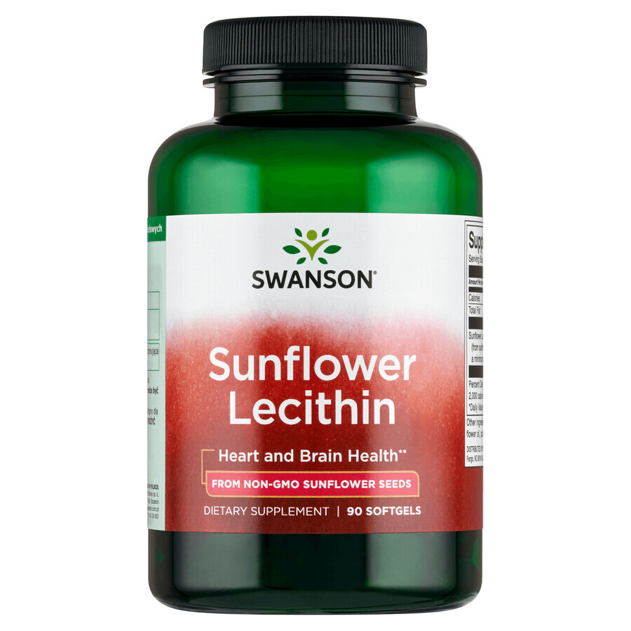 Acquista Swanson, Lecitina di girasole, lecitina di girasole 1200 mg, 90 capsule Swanson, Lecitina di girasole, lecitina di girasole 1200 mg, 90 capsule