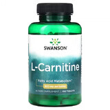 Swanson L-Carnitina, L-carnitina 500 mg, 100 comprimidos