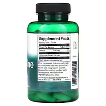Swanson L-Carnitina, L-carnitina 500 mg, 100 comprimidos