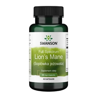 Swanson Seta Melena de León, coneflower, 60 cápsulas