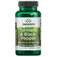 Swanson Full Spectrum Kurkuma &amp; Zwarte Peper, kurkuma en zwarte peper, 60 plantaardige capsules