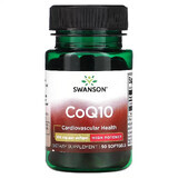 Swanson CoQ10, coenzima Q10 100 mg, 100 cápsulas