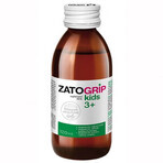 ZatoGrip Kids 3+, sirop pentru copii, aromă de zmeură, 120 ml ZatoGrip Kids 3+, sirop pentru copii, aromă de zmeură, 120 ml