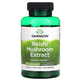 Swanson, Reishi Paddenstoelen Extract, 500 mg, 90 capsules