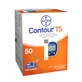 Contour TS, medidor de pruebas con tiras, 50 tiras