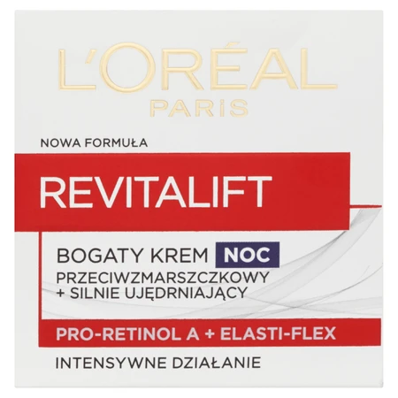 L'oreal Revitalift, crème de nuit anti-rides 40+, raffermissante, 50 ml