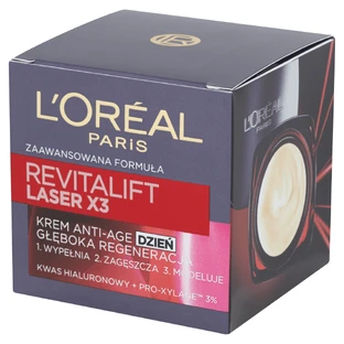 L'oreal Revitalift Laser X3, Anti-age 40+ cream, intensive regeneration, 50 ml