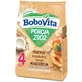 BoboVita Porcja Zbóż Porridge Manna, Pfirsich-Banane, Milch, ohne Zuckerzusatz, nach 4 Monaten, 210 g