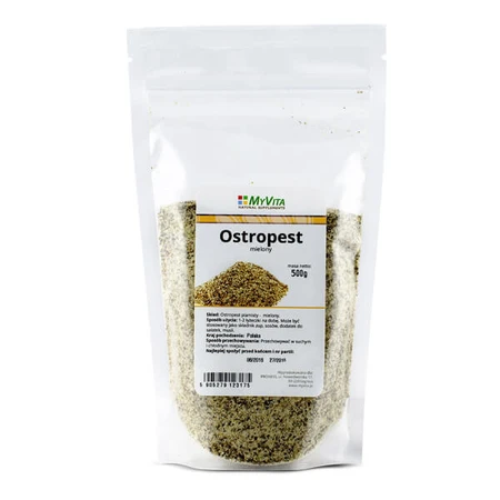 MyVita Cardo mariano, molido, desgrasado, 500 g