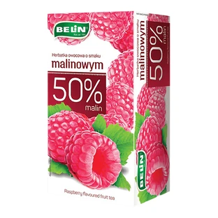 Belin Té de frutas con sabor a frambuesa, 2 g x 20 bolsitas