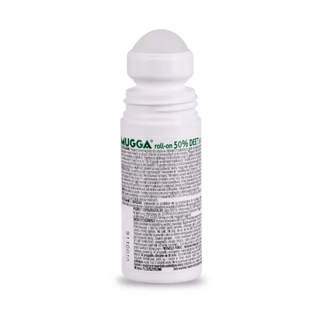 Mugga Insectenspray, tropisch muggenspray, roll-on, DEET 50%, 50 ml