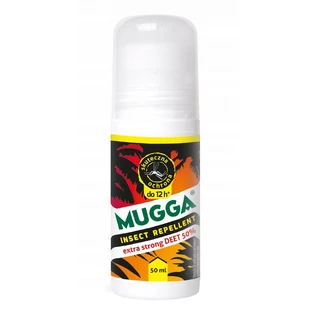Mugga Insectenspray, tropisch muggenspray, roll-on, DEET 50%, 50 ml