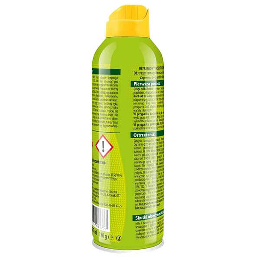 Ultrathon, spray for repelling mosquitoes, ticks, flies and other insects, DEET 25%, 170 g