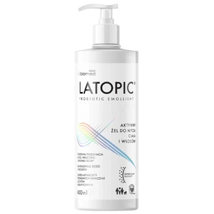 Latopic Probiotic Emollient Reinigungsgel für Körper und Haare, 400 ml