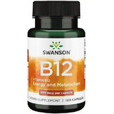 Swanson B-12 avec Folate, vitamine B12 et acide folique, goût fraise, 100 pastilles