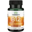 Swanson B-12 with Folate, Vitamin B12 and Folic Acid, Strawberry Flavor, 100 Tablets