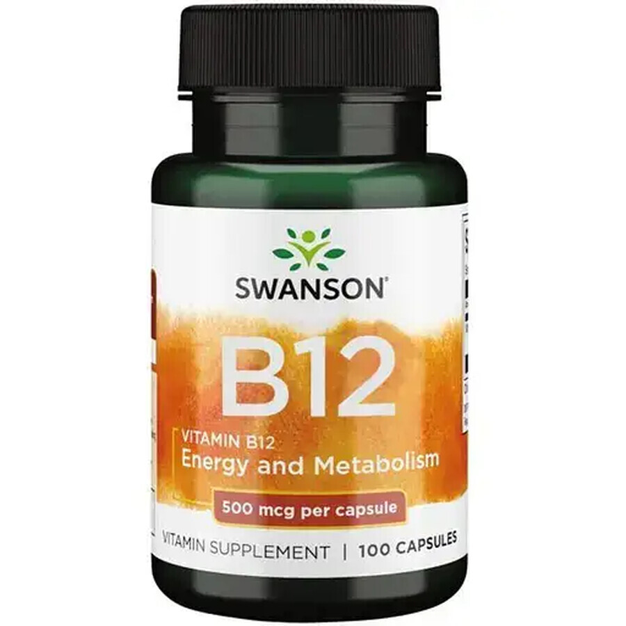 Cumpără Swanson B-12 cu folat, vitamina B12 și acid folic, aromă de căpșuni, 100 pastile Swanson B-12 cu folat, vitamina B12 și acid folic, aromă de căpșuni, 100 pastile