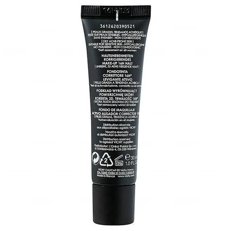 Vichy Dermablend Correction 3D, egaliserende foundation voor het huidoppervlak, nr. 35, Zand, 30 ml